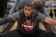 OAKLAND, CA - NOVEMBER 23: LaMarcus Aldridge #12 of the Portland Trail Blazers warms up prior to the game against the Golden State Warriors on November 23, 2013 at Oracle Arena in Oakland, California. NOTE TO USER: User expressly acknowledges and agrees t