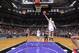 SACRAMENTO, CA - NOVEMBER 9: Jimmer Fredette #7 of the Sacramento Kings takes the ball to the basket against the Portland Trail Blazers at Sleep Train Arena on November 9, 2013 in Sacramento, California. NOTE TO USER: User expressly acknowledges and agre