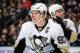 COLUMBUS, OH - NOVEMBER 2: Sidney Crosby #87 of the Pittsburgh Penguins and Chris Kunitz #14 of the Pittsburgh Penguins wait for a face off against the Columbus Blue Jackets on November 2, 2013 at Nationwide Arena in Columbus, Ohio. (Photo by Jamie Saba