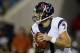 Dec 5, 2013; Jacksonville, FL, USA; Houston Texans quarterback Case Keenum (7) rolls out in the first quarter against the Jacksonville Jaguars at EverBank Field. Mandatory Credit: Phil Sears-USA TODAY Sports