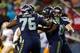 The 49ers pass-rushers must find a way around blindside protector Russell Okung.
