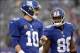 Due to inconsistent pass protection, Manning hasn't had a lot of time this season to look at the team's No. 1 receiver.