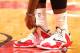 MIAMI, FL - NOVEMBER 25: LeBron James #6 of the Miami Heat showcases his sneakers against the Phoenix Suns on November 25, 2013 at American Airlines Arena in Miami, Florida. NOTE TO USER: User expressly acknowledges and agrees that, by downloading and/or