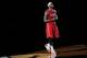 Nov 25, 2013; Miami, FL, USA; Miami Heat small forward LeBron James (6) is introduced before the game against the Phoenix Suns at American Airlines Arena. Mandatory Credit: Steve Mitchell-USA TODAY Sports