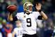 SEATTLE, WA - DECEMBER 02: Quarterback Drew Brees #9 of the New Orleans Saints passes against the Seattle Seahawks during a game at CenturyLink Field on December 2, 2013 in Seattle, Washington. (Photo by Jonathan Ferrey/Getty Images)