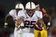 LOS ANGELES, CA - NOVEMBER 16: Running back Tyler Gaffney #25 of the Stanford Cardinal carries the ball against the USC Trojans in the second half at Los Angeles Coliseum on November 16, 2013 in Los Angeles, California. USC defeated Stanford 20-17. (Pho