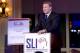 Chris Nowinski honoring WWE at a recent Sports Legacy Institute event.