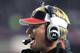 ATLANTA - DECEMBER 14: Coach Jon Gruden of the Tampa Bay Buccaneers directs play against the Atlanta Falcons at the Georgia Dome on December 14, 2008 in Atlanta, Georgia. (Photo by Al Messerschmidt/Getty Images)