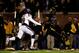 COLUMBIA, MO - NOVEMBER 30: Wide receiver Dorial Green-Beckham #15 of the Missouri Tigers catches a pass for a touchdown as defensive back Deshazor Everett #29 of the Texas A&M Aggies defends during the game on November 30, 2013 in Columbia, Missouri. (