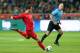 STOCKHOLM, SWEDEN - NOVEMBER 19: Cristiano Ronaldo of Portugal runs with the ball during the FIFA 2014 World Cup Qualifier Play-off Second Leg match between Sweden and Portugal at Friends Arena on November 19, 2013 in Stockholm, Sweden. (Photo by Martin