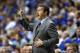 LEXINGTON, KY - NOVEMBER 27: John Calipari the head coach of the Kentucky Wildcats gives instructions to his team during the game against the Eastern Michigan Eagles at Rupp Arena on November 27, 2013 in Lexington, Kentucky. (Photo by Andy Lyons/Getty I