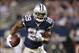 Nov 28, 2013; Arlington, TX, USA; Dallas Cowboys running back DeMarco Murray (29) runs the ball against the Oakland Raiders in the fourth quarter during a NFL football game on Thanksgiving at AT&T Stadium. Dallas beat Oakland 31-24. Mandatory Credit: Tim