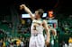 WACO, TX - NOVEMBER 12: Brady Heslip #5 of the Baylor Bears reacts after shooting a three-pointer against the South Carolina Gamecocks on November 12, 2013 at the Ferrell Center in Waco, Texas. (Photo by Cooper Neill/Getty Images)