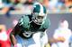 Oct 12, 2013; East Lansing, MI, Michigan State Spartans cornerback Darqueze Dennard (31) looks over Indiana Hoosiers offense during the second half in a game at Spartan Stadium. MSU won 42-28. Mandatory Credit: Mike Carter-USA TODAY Sports