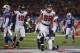 TORONTO, ON - DECEMBER 01: Tony Gonzalez #88 of the Atlanta Falcons celebrates his touchdown in the fourth quarter against the Buffalo Bills at Rogers Centre on December 1, 2013 in Toronto, Ontario.Atlanta won 34-31 in overtime. (Photo by Rick Stewart/G