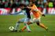 KANSAS CITY, KS - NOVEMBER 23: Paulo Nagamura #6 of the Sporting KC battles Brad Davis #11 of the Houston Dynamo for the ball during Leg 2 of the Eastern Conference Championship at Sporting Park on November 23, 2013 in Kansas City, Kansas. (Photo by Jam