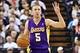 Dec 6, 2013; Sacramento, CA, USA; Los Angeles Lakers point guard Steve Blake (5) calls out a play against the Sacramento Kings during the second quarter at Sleep Train Arena. Mandatory Credit: Kelley L Cox-USA TODAY Sports