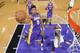 SACRAMENTO, CA - DECEMBER 6: Nick Young #0 of the Los Angeles Lakers takes the ball to the basket against the Sacramento Kings at Sleep Train Arena on December 6, 2013 in Sacramento, California. NOTE TO USER: User expressly acknowledges and agrees that,