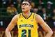Feb 09, 2013; Waco, TX, USA; Baylor Bears center Isaiah Austin (21) reacts against the Texas Tech Red Raiders during the game at the Ferrell Center. Baylor won 75-48. Mandatory Credit: Kevin Jairaj-USA TODAY Sports