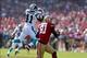 Nov 10, 2013; San Francisco, CA, USA; Carolina Panthers cornerback Captain Munnerlyn (41) is unable to control the ball on an incomplete pass intended for San Francisco 49ers wide receiver Anquan Boldin (81) during the first quarter at Candlestick Park. M