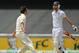 ADELAIDE, AUSTRALIA - DECEMBER 07: Mitchell Johnson of Australia celebrates after taking the wicket of James Anderson of England during day three of the Second Ashes Test match between Australia and England at Adelaide Oval on December 7, 2013 in Adelaid