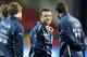 Rossi shares a laugh with Azzurri teammates