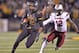 COLUMBIA, MO - OCTOBER 26: Wide receiver Marcus Lucas #85 of the Missouri Tigers rushes past strong safety Brison Williams #12 of the South Carolina Gamecocks after a catch during the first half on October 26, 2013 at Faurot Field/Memorial Stadium in Col