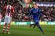STOKE ON TRENT, ENGLAND - DECEMBER 07: Andre Schurrle of Chelsea celebrates after scoring their first goal during the Barclays Premier League match between Stoke City and Chelsea at Britannia Stadium on December 7, 2013 in Stoke on Trent, England. (Phot