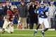 Dec 7, 2013; Charlotte, NC, USA; Duke Blue Devils wide receiver Jamison Crowder (3) catches a pass during the first quarter against the Florida State Seminoles at Bank of America Stadium. Mandatory Credit: Jeremy Brevard-USA TODAY Sports