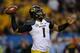 ATLANTA, GA - DECEMBER 07: Quarterback James Franklin #1 of the Missouri Tigers passes against the Auburn Tigers in the second half during the SEC Championship Game at Georgia Dome on December 7, 2013 in Atlanta, Georgia. (Photo by Mike Ehrmann/Getty Im