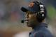DETROIT, MI - DECEMBER 30: Chicago Bears head coach Lovie Smith watches the action during the game against the Detroit Lions at Ford Field on December 30, 2012 in Detroit, Michigan. The Bears defeted the Lions 26-24. (Photo by Leon Halip/Getty Images)