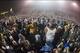 Dec 7, 2013; Waco, TX, USA; Former and current Baylor Bears Gale Galloway and Don Trull and Jay Allison and Bruce Davis and Grant Teaff and guard Cyril Richardson (68) and Ken Starr and coach Art Briles gather to turn out the lights at Floyd Casey Stadium