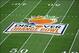 Jan. 1, 2013; Miami, FL, USA; A Orange Bowl logo is seen before a game between the Northern Illinois Huskies and the Florida State Seminoles at Sun Life Stadium. Mandatory Credit: Steve Mitchell-USA TODAY Sports