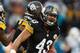 PITTSBURGH, PA - DECEMBER 08: Troy Polamalu #43 of the Pittsburgh Steelers celebrates his interception and touchdown in the third quarter against the Miami Dolphins at Heinz Field on December 8, 2013 in Pittsburgh, Pennsylvania. (Photo by Gregory Shamus