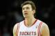 HOUSTON, TX - NOVEMBER 27: Omer Asik #3 of the Houston Rockets walks up the court during the game against the Atlanta Hawks at Toyota Center on November 27, 2013 in Houston, Texas. NOTE TO USER: User expressly acknowledges and agrees that, by downloadin