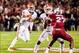Nov 30, 2013; Columbia, SC, USA; Clemson Tigers quarterback Tajh Boyd (10) rushes with the ball against the South Carolina Gamecocks in the second quarter at Williams-Brice Stadium. Mandatory Credit: Jeff Blake-USA TODAY Sports