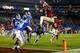 CHARLOTTE, NC - DECEMBER 07: Quarterback Jameis Winston #5 of the Florida State Seminoles scores a touchdown in the third quarter against the Duke Blue Devils during the ACC Championship game at Bank of America Stadium on December 7, 2013 in Charlotte, N