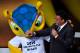 ZURICH, SWITZERLAND - JANUARY 07: Mascot Fuleco of FIFA World Cup 2014 in Brazil and Ronaldo during the FIFA Ballon d'Or Gala 2013 at Congress House on January 7, 2013 in Zurich, Switzerland. (Photo by Harold Cunningham/Getty Images)