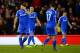 STOKE ON TRENT, ENGLAND - DECEMBER 07: Dejected Chelsea players look on after conceding a third goal during the Barclays Premier League match between Stoke City and Chelsea at Britannia Stadium on December 7, 2013 in Stoke on Trent, England. (Photo by
