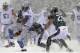PHILADELPHIA, PA - DECEMBER 08: Calvin Johnson #81 of the Detroit Lions carries the ball as Nate Allen #29 of the Philadelphia Eagles defends on December 8, 2013 at Lincoln Financial Field in Philadelphia, Pennsylvania. (Photo by Elsa/Getty Images)