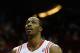 HOUSTON, TX - DECEMBER 08: Dwight Howard #12 of the Houston Rockets walks across the court during the game against the Orlando Magic at Toyota Center on December 8, 2013 in Houston, Texas. NOTE TO USER: User expressly acknowledges and agrees that, by dow