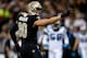 NEW ORLEANS, LA - DECEMBER 08: Jimmy Graham #80 of the New Orleans Saints reacts after catching a pass against the Carolina Panthers at Mercedes-Benz Superdome on December 8, 2013 in New Orleans, Louisiana. (Photo by Chris Graythen/Getty Images)