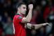 MANCHESTER, ENGLAND - NOVEMBER 10: Robin van Persie of Manchester United celebrates at the end of the Barclays Premier League match between Manchester United and Arsenal at Old Trafford on November 10, 2013 in Manchester, England. (Photo by Alex Livesey