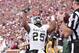 NORMAN, OK - NOVEMBER 10: Running back Lache Seastrunk #25 of the Baylor Bears celebrates a touchdown against the Oklahoma Sooners November 10, 2012 at Gaylord Family-Oklahoma Memorial Stadium in Norman, Oklahoma. (Photo by Brett Deering/Getty Images)