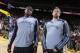 OAKLAND, CA - NOVEMBER 20: Zach Randolph #50 and Marc Gasol #33 of the Memphis Grizzlies during a game against the Golden State Warriors on November 20, 2013 at Oracle Arena in Oakland, California. NOTE TO USER: User expressly acknowledges and agrees that