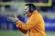 Nov 30, 2013; Lexington, KY, USA; Tennessee Volunteers head coach Butch Jones during the game against the Kentucky Wildcats in the second half at Commonwealth Stadium. Tennessee defeated Kentucky 27-14. Mandatory Credit: Mark Zerof-USA TODAY Sports