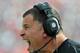 TAMPA, FL - DECEMBER 8: Coach Greg Schiano of the Tampa Bay Buccaneers directs yells after a penalty during play against the Buffalo Bills December 8, 2013 at Raymond James Stadium in Tampa, Florida. (Photo by Al Messerschmidt/Getty Images)