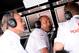 Dennis in 2007, on the pit wall.