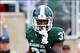 Nov 2, 2013; East Lansing, MI, USA; Michigan State Spartans cornerback Darqueze Dennard (31) prepares for the snap of the ball during the 2nd half of a game against the Michigan Wolverines at Spartan Stadium. MSU won 29-6. Mandatory Credit: Mike Carter-US