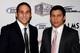 LAS VEGAS, NV - DECEMBER 01: Mixed martial artists Chad Mendes (L) and Joseph Benavidez arrive at the third annual Fighters Only World Mixed Martial Arts Awards 2010 at the Palms Casino Resort December 1, 2010 in Las Vegas, Nevada. (Photo by Ethan Mille